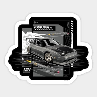 JDM MISSILE AWAY 180SX Sticker